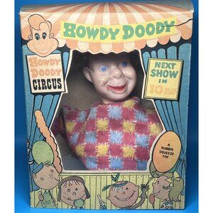 Vintage Early 1950's Howdy Doody Circus Peter Puppet Playthings w/ Original Box